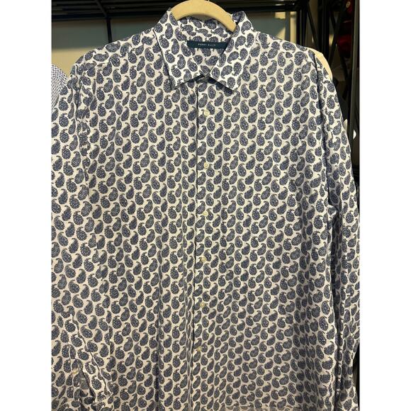 Perry Ellis paisley Dress Shirt men’s Size Large - Picture 1 of 2